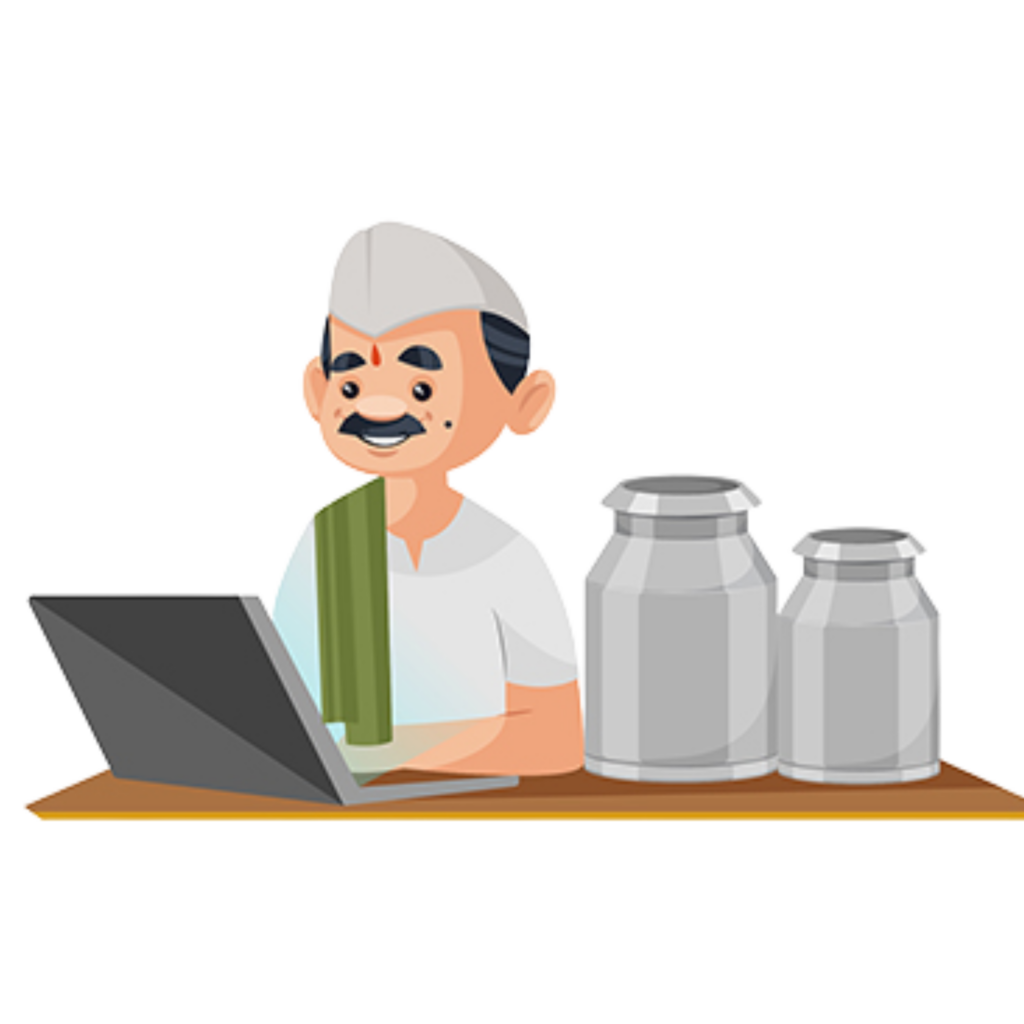 LITER milk distribution software dashboard for dairy management